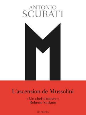 cover image of M, l'enfant du siècle